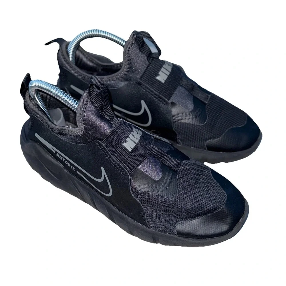 Nike Flex Runner  Black Anthracite Youth Running Low‎ Shoes Sneakers Sz 5Y